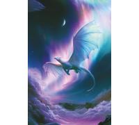 White Dragon Aurora Ascension Journal: Lined Notebook