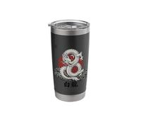 White Dragon The Azure Beast Stainless Steel Insulated Tumbler