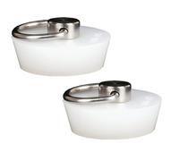 White Drain Stoppers, Bath Sink Plug, Rubber Seal Plugs Covers Caps with Hanging Ring for Bathtubs, Kitchen Sinks, Hand Basins,Suitable for Hole Dia 28mm-31mm