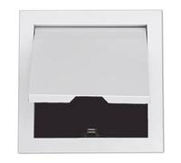 White Drywall Access Panel for Ceilings - Durable Metal Access Door with Magnetic Lock - Customizable Size(55x50cm)