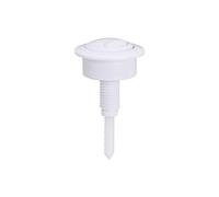 White Dual Flush Push Button, Cable Operated, Compatible Replacement for Twyford, Siamp Optima 49 Toilet Cistern Flush Valve