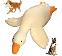White Duck Dog Toy, Dog Toys Realistic Goose Design Dolls Suitable, Realistic Goose Design, Durable Plush Chew Toy for Dogs Chew and Play (190cm/74.8inch,WIHTE)