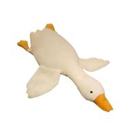 White Duck Dog Toy, New Large Plush White Duck Dog Toys Realistic Goose Design Dolls for Dogs Chew and Play (35.4inch)