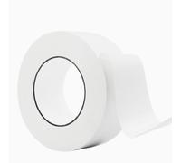 White Duct Tape, Waterproof Adhesive Reinforced 50mm x 50m Heavy Duty Cloth Gaffer Tape for Repairing, Fixing,craft DIY,Box Sealing,Bundling,book repair,carpet seaming