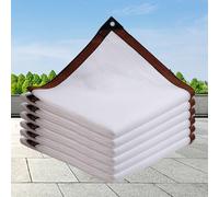 White e Netting 3x4m (9.8x13.1ft) - 85% UV Protect for Plants, Breathable Mesh Tarp with Grommets, Privacy ning, Perfect for Outdoor Use.
