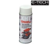 E-TECH XHT003 XHT White Extremely High Temperature Spray Paint 650'C - 400ml