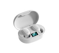 (WHITE) E6S Wireless Earbuds Noise Canceling Waterproof Ear Buds In-Ear Stereo