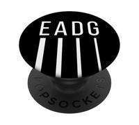 White EADG 4 String Bass Guitar Player, Bassist PopSockets Adhesive PopGrip