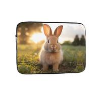 White-Eared Rabbit Laptop Sleeve, 15 inch Laptop Bag, Suitable for Business Casual or School Laptop Carrying Bag