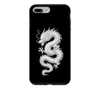 White Eastern Dragon Serpent Myth Ink Fantasy Spirit Art Case for iPhone 7 Plus/8 Plus