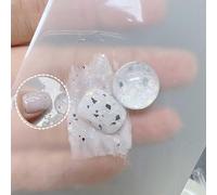 White Egg Shell Gel Nail Polish Kit, Speckled Nail Polish Gel Nail Polish Reflective Glitter Semi-permanent UV Gel Polish Sequins Glitter Shiny Gel Nail Varnish Shiny Shimmer White Gel polish