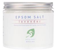 White Egret Personal Care, Lavender Epsom Salt, 16 oz (454 g)