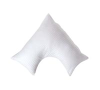 (White) Egyptian Cotton Super Soft V Shaped Pillowcase 330 Thread Count