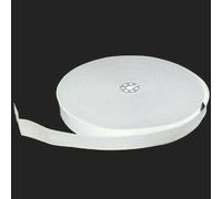 White Elastic - 1" / 25mm wide - 25 metre roll