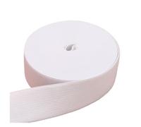 White Elastic Band Loosen The Rubber Band Sewing Garment Elastic Accessories, Handmade DIY Material Accessory, Durable M6(White 2cm)