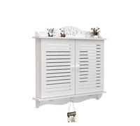 White Electric Distribution Box Decorative, Wall Mounted Indoor/Restaurant/Electrical Meter Box Decoration Hidden Painting, Ideal for Your Home Protective lid, Creative Switch Box (Size : 46x42cm/18