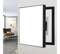White Electrical Box CoverDecorative Flip Design Easy Installation Shield for Home Office & Dining Room 50x60cm/19x23in Stylish Cable Management Solution