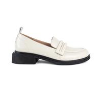 White Elegant Closed Loafers Women - female - Santino Milano - Loafers - White - 7 UK - Shoes 7 UK