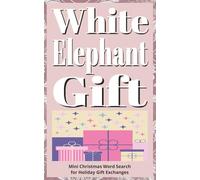 White Elephant Gift - Mini Christmas Word Search for Holiday Gift Exchanges: Small 5×8 Pocket-Size, Travel-Friendly Word Find Book for Adults & Teens ... Brain Teasers & Cozy Seasonal Entertainment