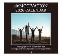 White Elephant Gifts for Adults Useful - 12"x12" Demotivational Calendar 2026, Funny Calendar 2026, Sarcastic Gifts, Funny Coworker Gifts & Office Gifts, Inappropriate Gag Gifts for Friends, Family
