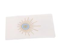 White Embroidered Church Ritual Altar Linen Cloth for Mass