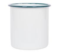 Argon Tableware White Enamel Utensil Holder - 15.5Cm - Green