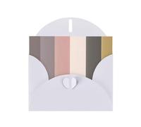 White Envelope Greeting Cards With Unique A Warm And Rustic Colour Scheme Pattern For Write Down Your Blessings For Various Holidays