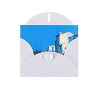 White Envelope Greeting Cards With Unique Ember Path Pattern For Write Down Your Blessings For Various Holidays