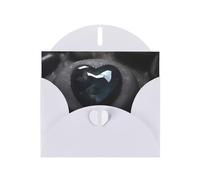 White Envelope Greeting Cards With Unique Mysterious Love Stone Pattern For Write Down Your Blessings For Various Holidays