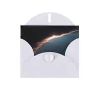 White Envelope Greeting Cards With Unique Vega Shimmer Pattern For Write Down Your Blessings For Various Holidays