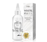 White Epoxy Resin Pigment Paste - 100ml Concentrated Resin Dye Paste for Ocean Waves, Cells, Lacing, Coaster - Opaque White Pigment Gel for DIY Resin Art, Painting