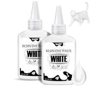 White Epoxy Resin Pigment Paste, 170g High Concentrated White Epoxy Resin Dye Paste for Resins Art, Ocean Waves, Cells, Lacing, Painting, UV Resins, Coaster