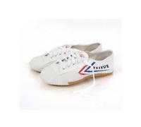 (white, EUR36) Feiyue Canvas Mens Ladies Track Field Training Casual Parkour Sports Shoes UK