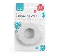White Fabric Hemming Web Tape Roll, 25 meter - Easy-to-Use, Ideal Permanent Solution for Bonding Fabrics Together