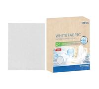 White Fabric Paint for Clothes - 10 Natural Sheets Restoration Kit Textile Coloring Solution DIY Clothing Repair Tool | Ideal Laundry Cotton Wool Linen Shirt