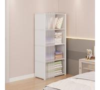 White Fabric Wardrobe nizer, 4-Layer Clothes Sto for Bedroom, Textile Closet for Clothes, Portable Closet Rack, Ideal for Bedroom & Dressing Room