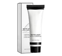 White Face Makeup - Liquid Foundation Makeup - 37ml Portable Long-Lasting Smudge-Proof Matte Foundation Liquid for Adults Kids Christmas Party Halloween Stage Cosplay