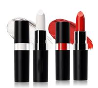 White Face Paint,Red Face Paint Halloween Makeup,Washable Red Face Body Paint Set,Skin-Friendly & Waterproof,White Body Paint for Halloween Cosplay,Perfect for Halloween Zombie & Vampire & Clown