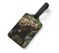 White Faced Capuchin Monkeys Travel Luggage Tags for Suitcases Baggage Bag Label