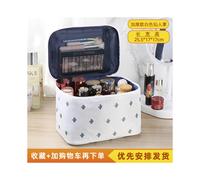 (White fairy palm increases increase and thickened upgrade models) Cosmetic Bag Portable Large -Capacity Storage Packing, Washing Skin Bag Makeup Box Makeup Bag Hand -To -Hand Travel