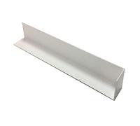 White Fascia Trims, Corner 90 deg,135 deg, Joint, Finial, Ext, Int (600mm - 90 Degree External Corner Fascia Trim)