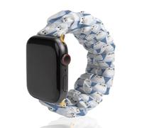 White Fat Cats Novelty Stretch Watch Strap Compatible For IWatch Funny Smart Watches Bands