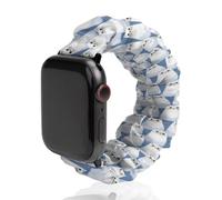 White Fat Cats Novelty Stretch Watch Strap Compatible For IWatch Funny Smart Watches Bands
