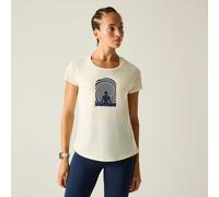 Dare 2b Women's Serenity Short Sleeved Graphic T-Shirt in Natural White | Size: 10 Dare 2b Natural White 10