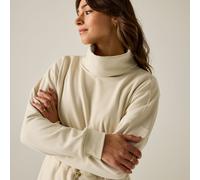 White female 12 Regatta Women's Roll Neck Pullover Fleece White, Size: 12