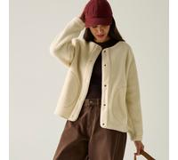 White female 16 Regatta Women's Lea Full Button Fleece White, Size: 16