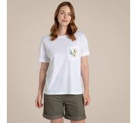 White female 8 Craghoppers Women's Maya Short Sleeved T-Shirt White, Size: 8
