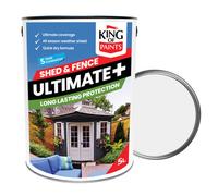White Fence Paint For All Exterior Wood King Of Paints 5Litres