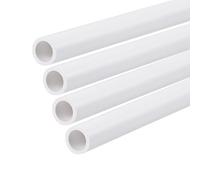 White Fiberglass Support Tubes for Gardening and Model Building - 4PCS, 500mm Length, Multiple Diameters Available(25 mmx19 mmx500mm)