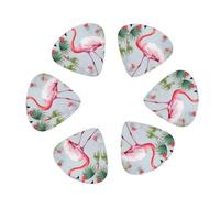 White Flamingo Guitar Pick 12 picks Fashion Personalized Bass Pick Durable Electric Guitar Plectrums Instrument Accessories for Ukulele Electric Guitar Bass